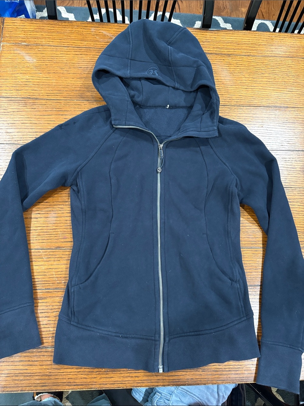 lululemon athletica Black Hooded Full-Zip Utility Jacket